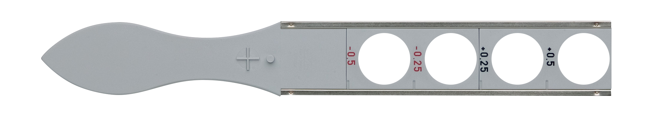 Abgleichleiste sphärisch, vergütet