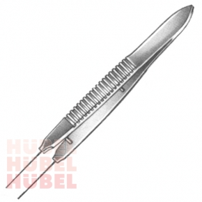 510_0HxR7XXSe2fEMU Mikro-Pinzette - mit Fadenplatte - gerade - 0,20 mm