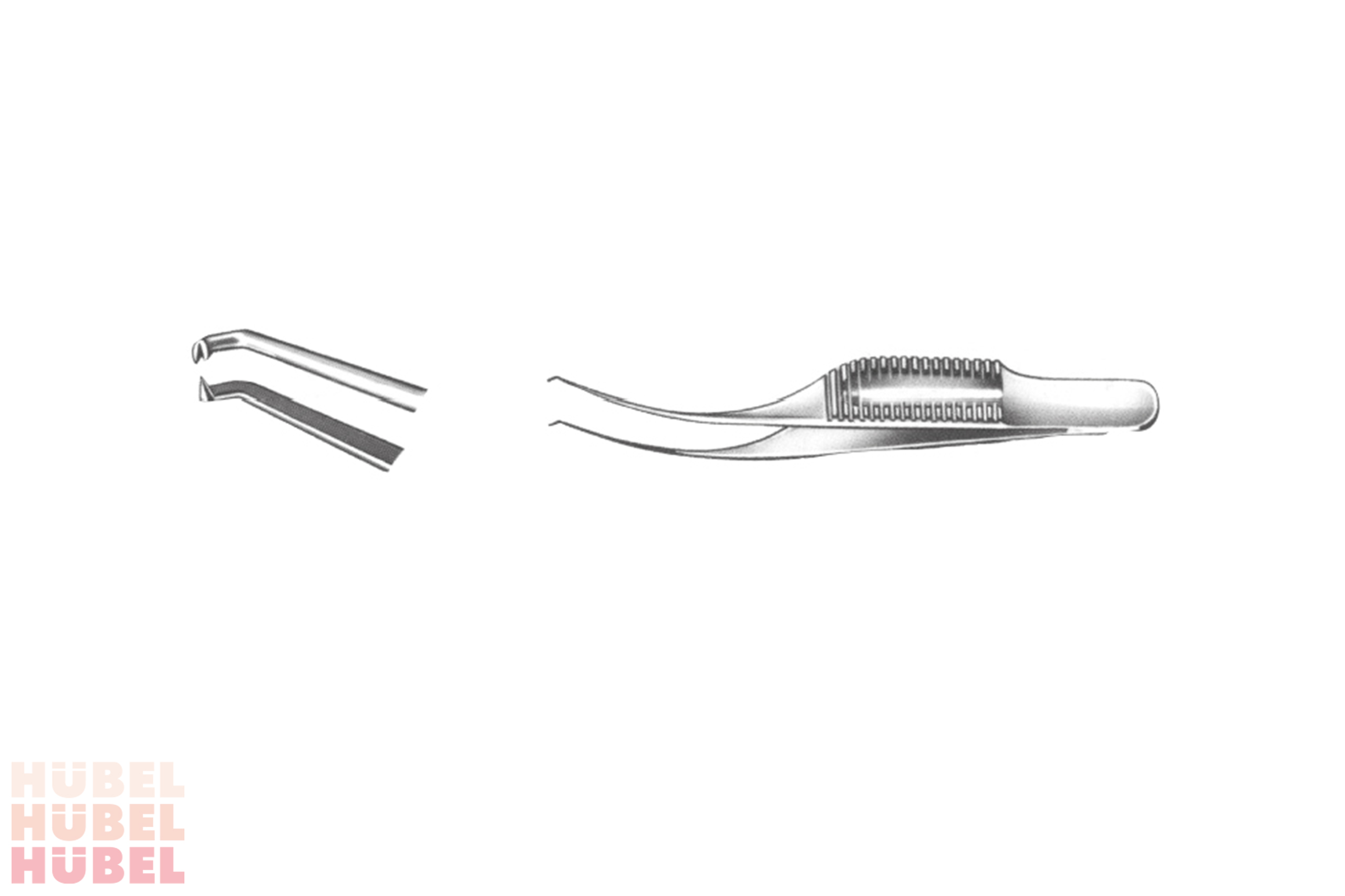 Einweg Nahtpinzette nach